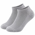 Chaussettes courtes grises respirantes unisexes