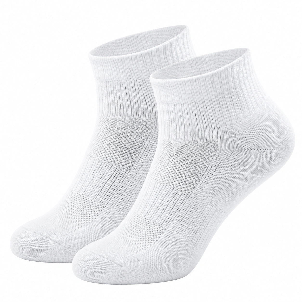 Chaussettes Courtes Respirantes Blanches pour Tous les Jours