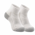 Chaussettes de sport basses blanches et gris clair respirantes